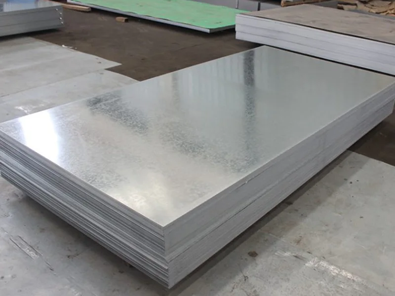 Patterned galvanized board