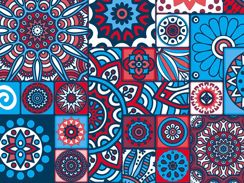 Two color print