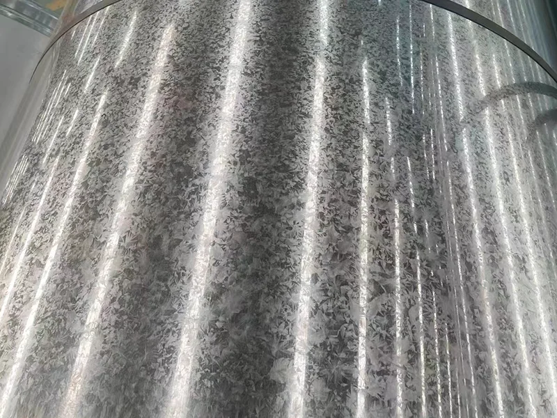 Patterned galvanized board