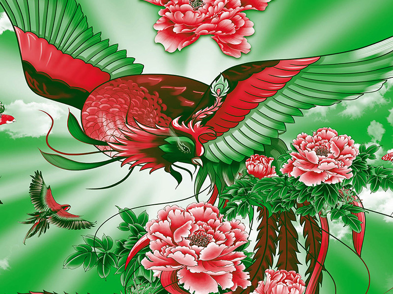 Two color print