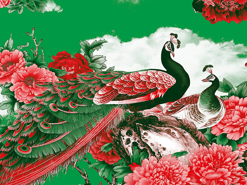 Two color print
