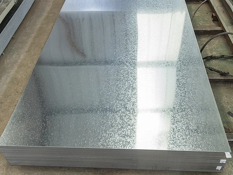Patterned galvanized board