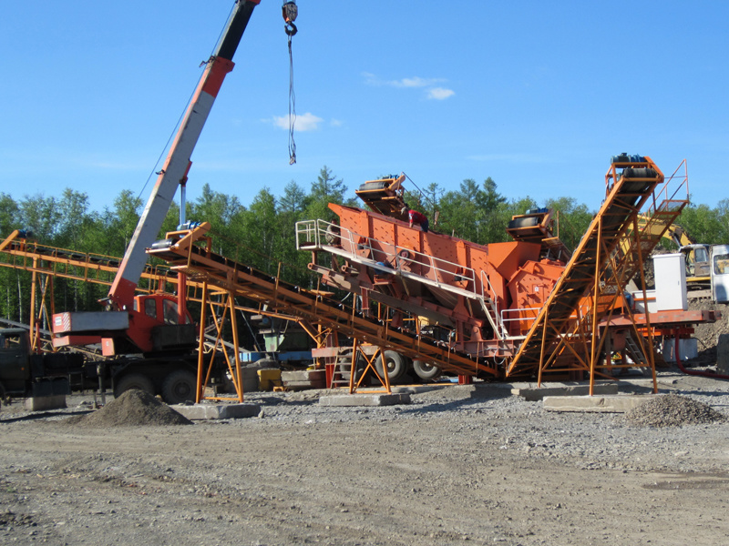Construction Recycle Plant in Russia