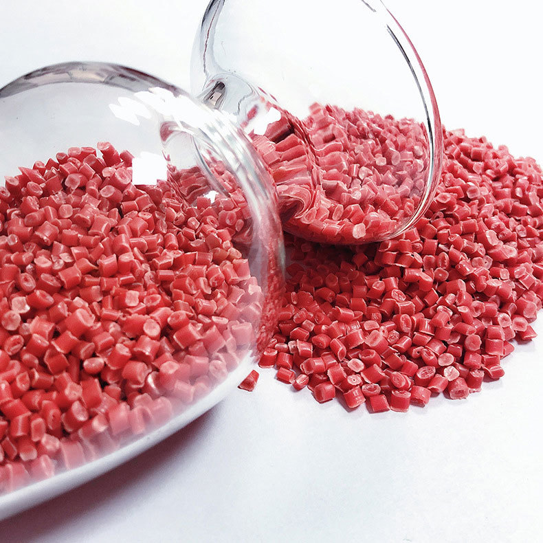 Factory spot polypropylene red environmental protection PP particles injection grade PP plastic particles blow molding environmental protection recycled material