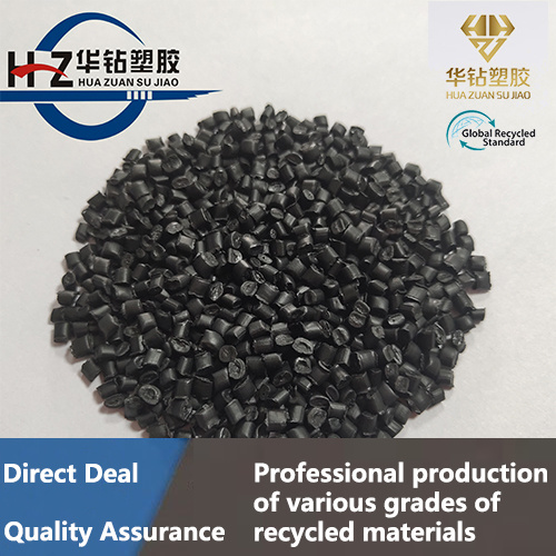 Black PP Recycled Material Particles Black Impact Resistant Particles Full Floating Water
