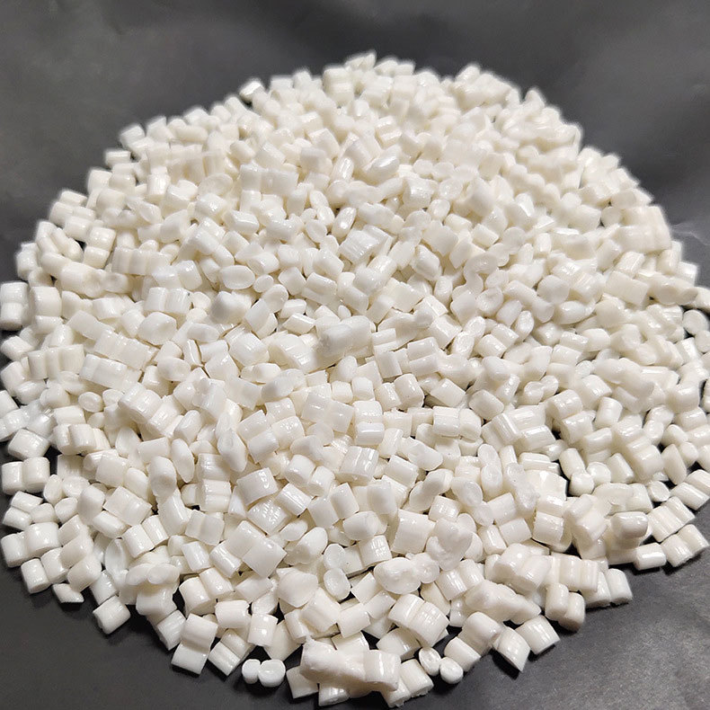 Factory wholesale white PP recycled plastic particles polypropylene rubber particles PP recycled material