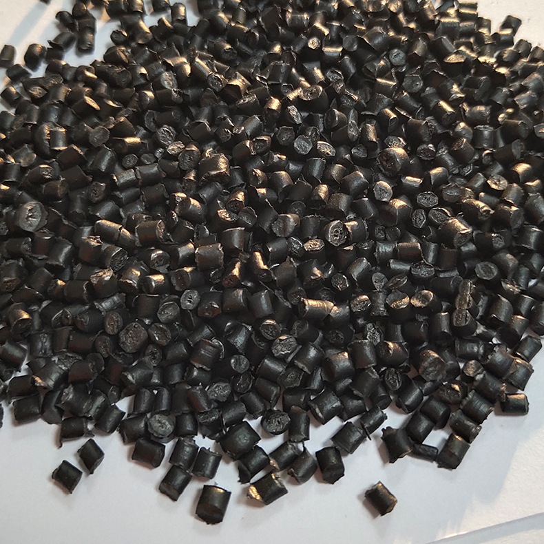 Manufacturers supply high-gloss black impact-resistant PP recycled materials, high-soluble refers to environmentally friendly granular PP materials, injection molding impact-resistant materials