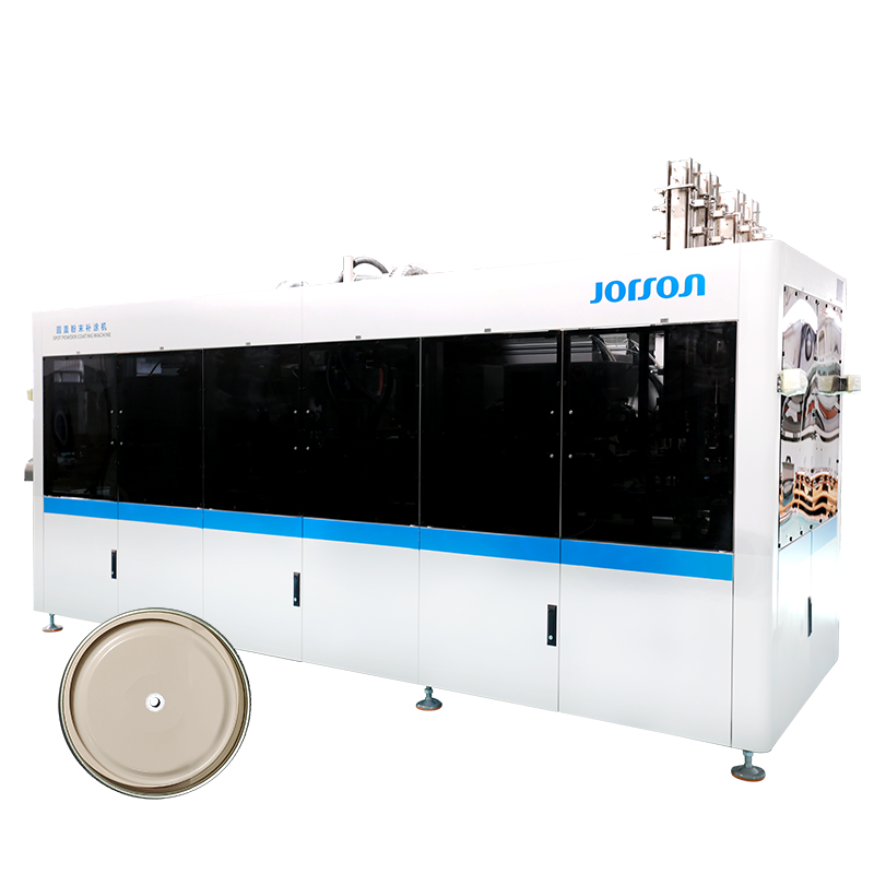 JS-VAC600 Machine de pulvérisation de poudre de couvercle rond