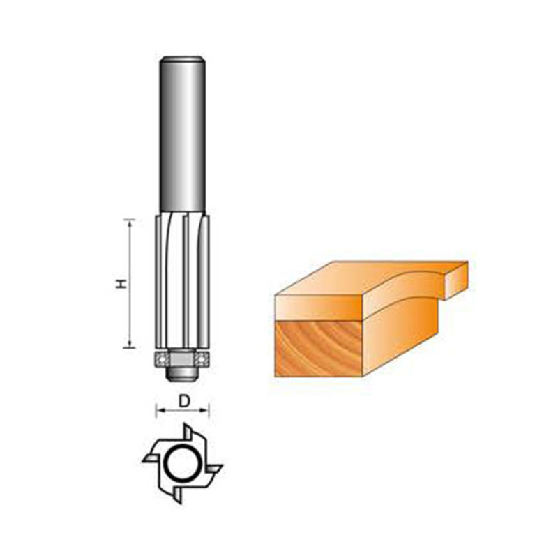 LC0208 Z4 FLUSH TRIM ROUTER BIT