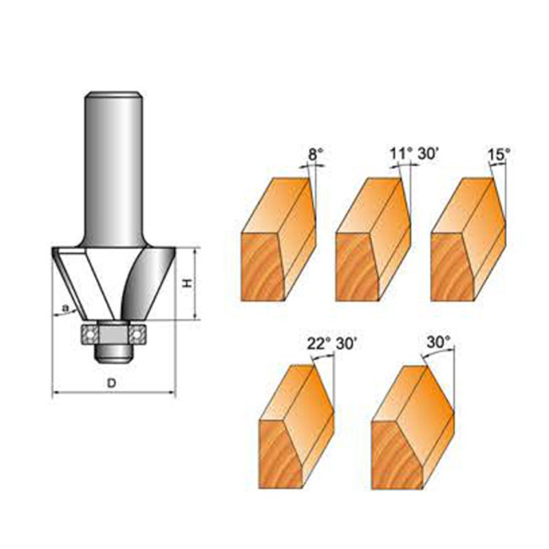 LC0206 BEVEL FLUSH TRIM ROUTER BIT