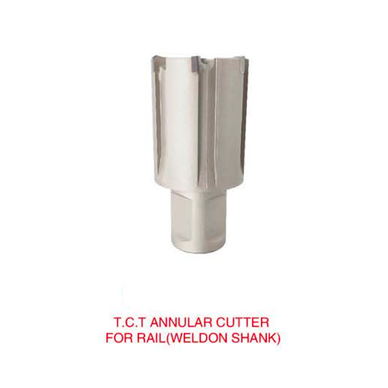 T.C.T ANNULAR CUTTER FOR RAIL(WELDON SHANK)