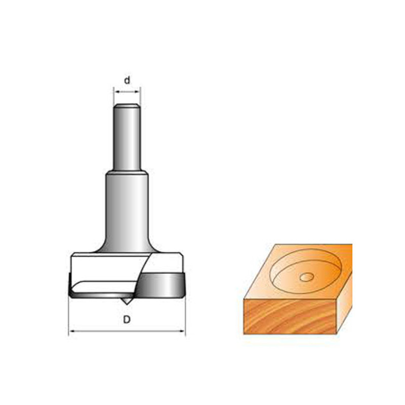 LC0109C HINGE BORING ROUTER BIT(NO SPURS)