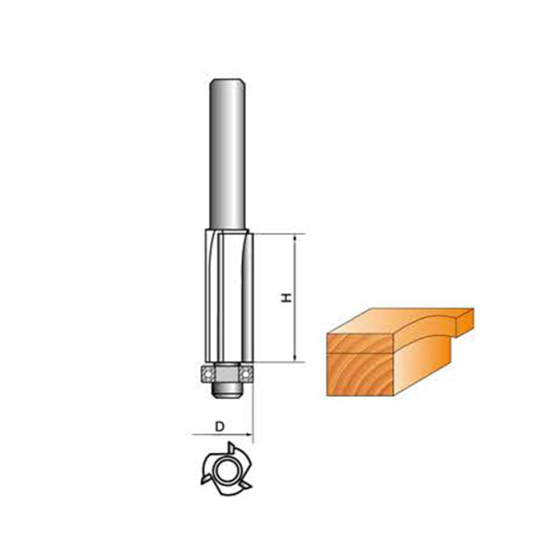 LC0207 Z3 FLUSH TRIM ROUTER BIT