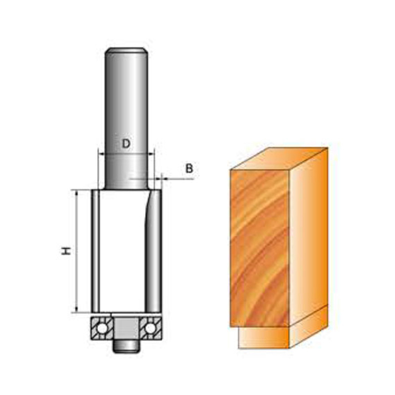 LC0209 FLUSH TRIM ROUTER BIT WITH BIGGER BEARING