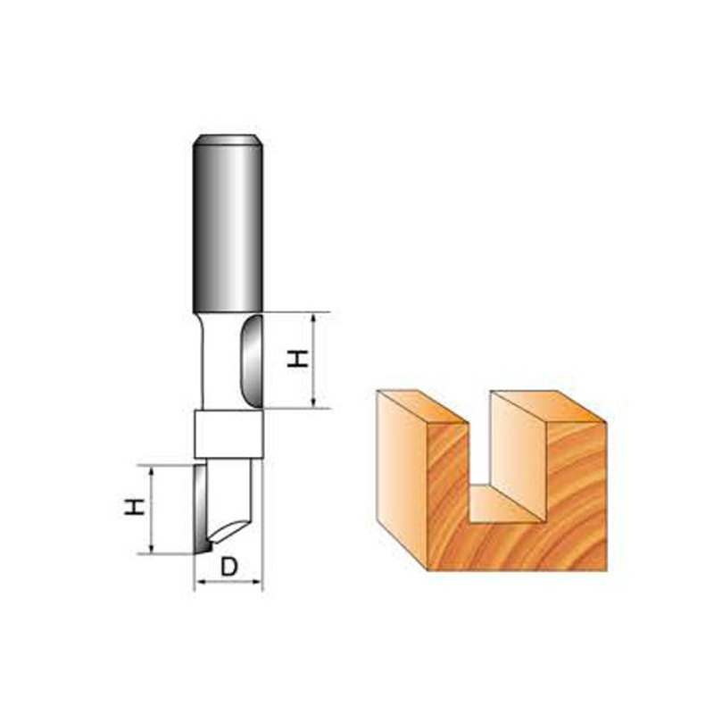 LC0108 STAGGER TOOTH STRAIGHT ROUTER BIT