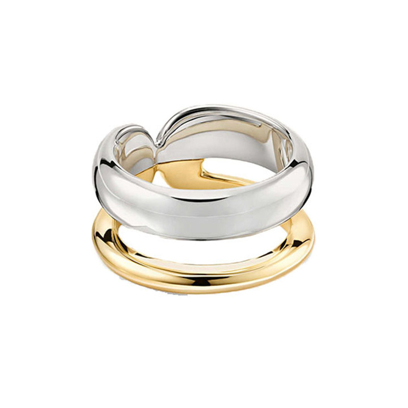 High quality double band ring