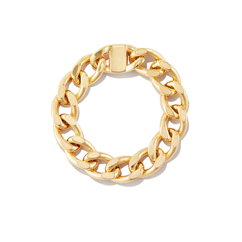 Chain style stainless steel ring