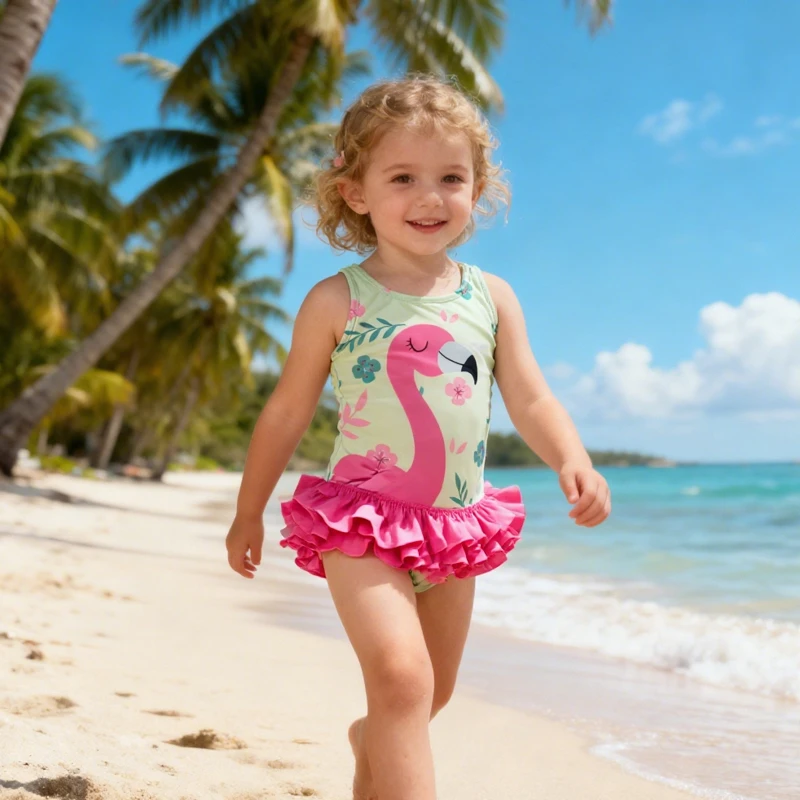 Newborn Girls' UPF 50+ Swimwear