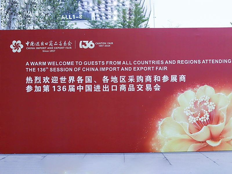 136th Canton Fair our Booth 8.1G02