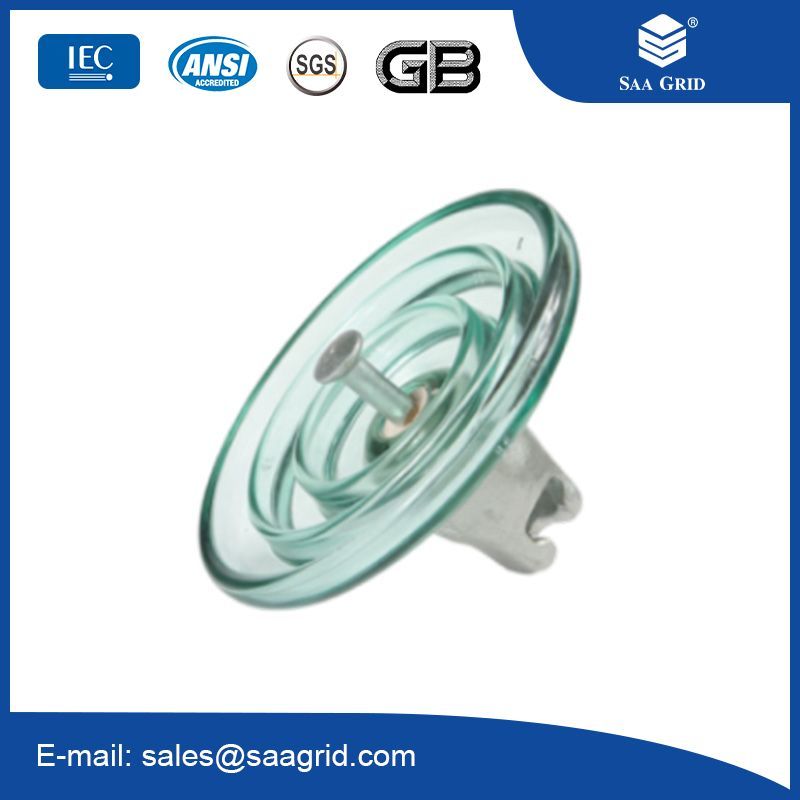 ANSI type glass insulator for AC system