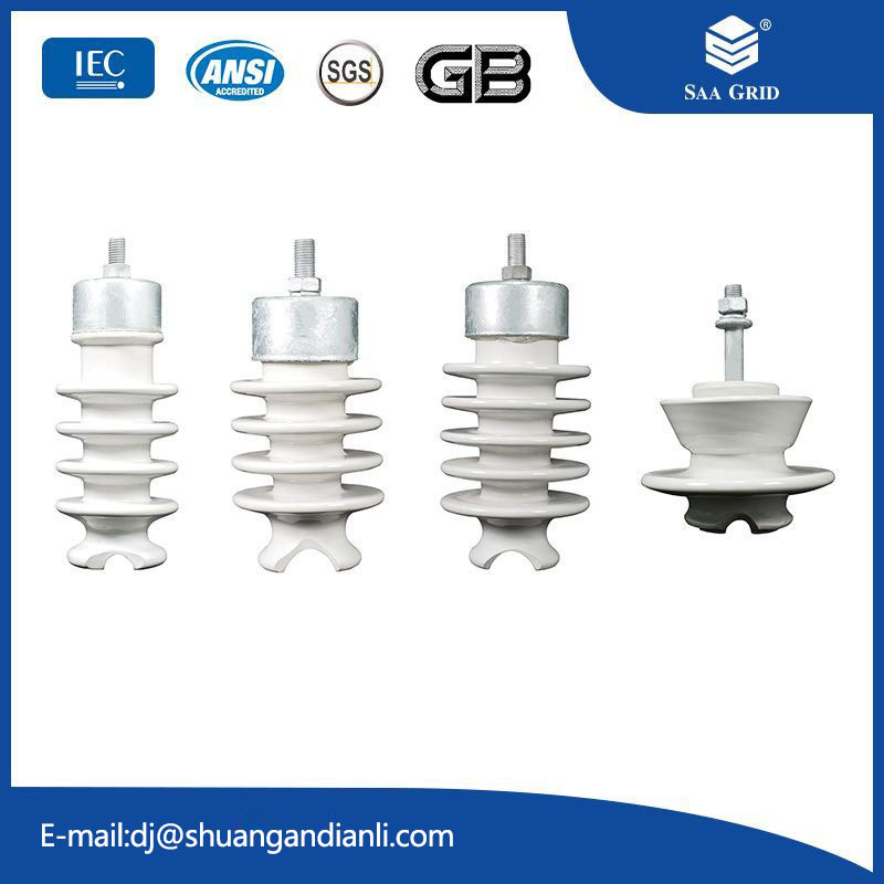 Post type porcelain insulator