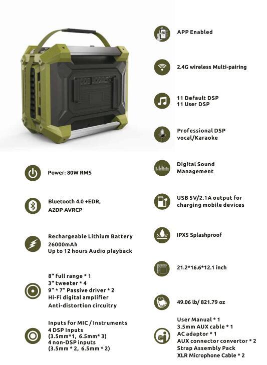 RockStar-DreamWave Audio_Outdoor equipment RockStar-DreamWave Audio_Outdoor equipment