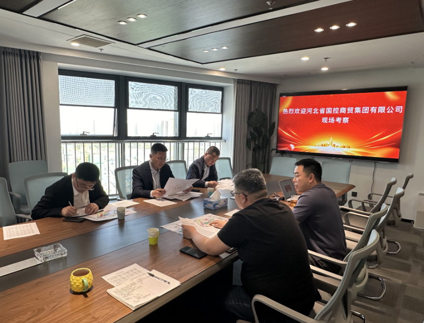 必赢net.95到城投公司进行项目考察