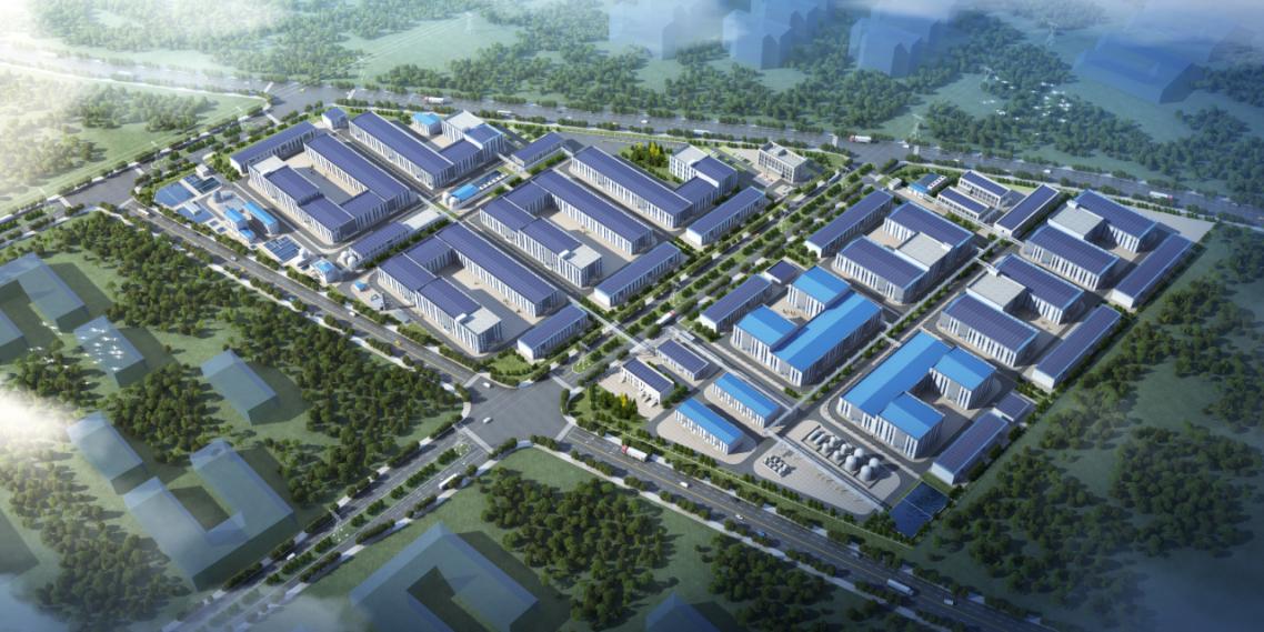 津市加速工厂项目 鸟瞰图  
