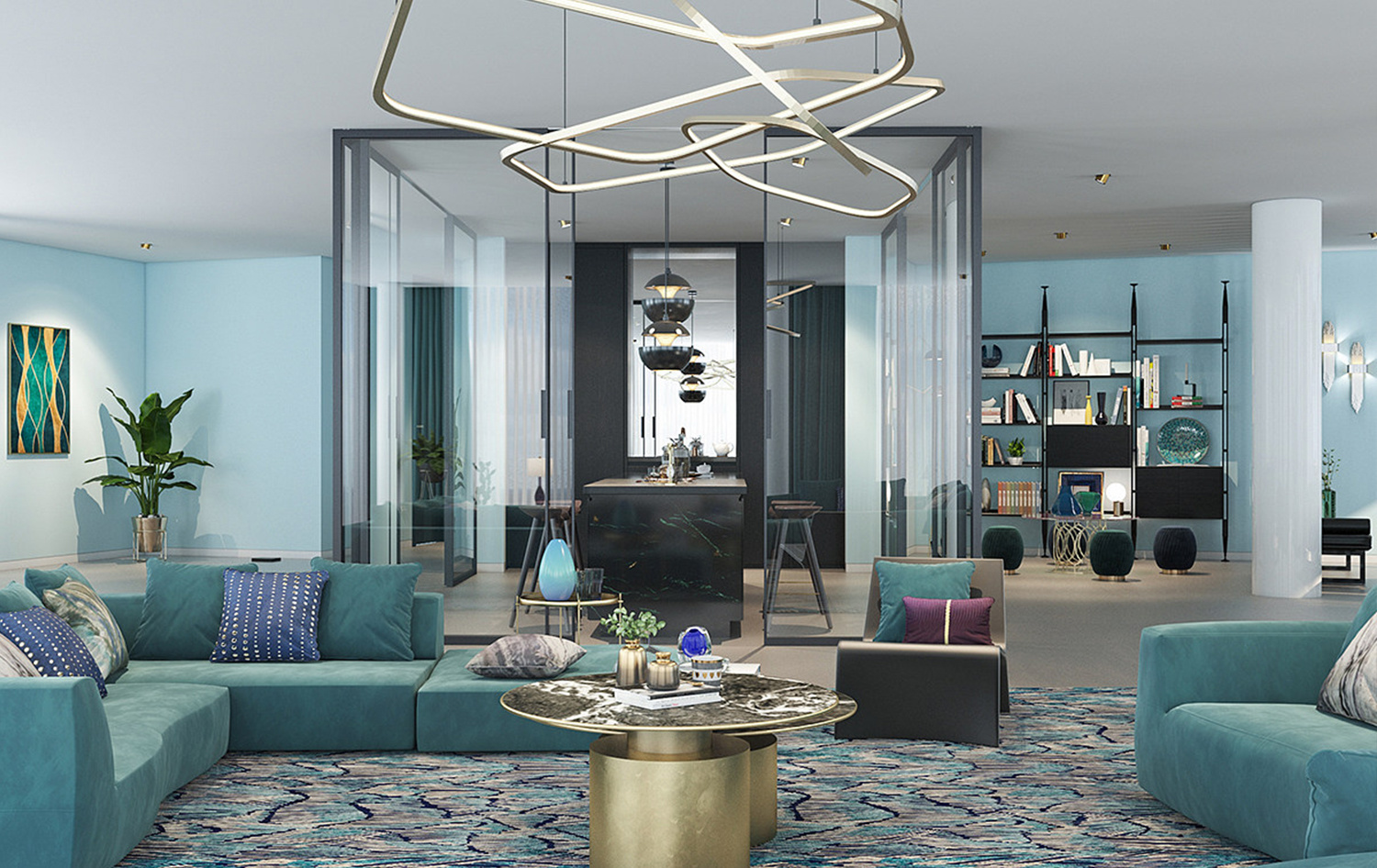 Nordic modern lamps have a design and beautiful romantic effect!