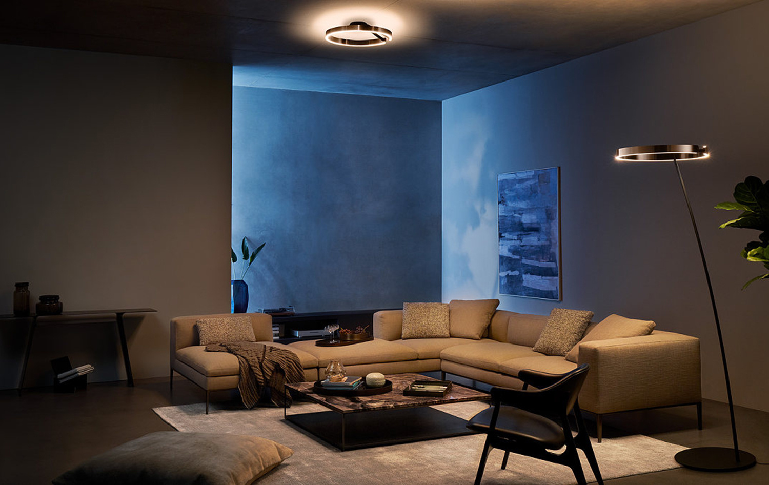 Nordic modern lights in a home atmosphere