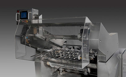 Strip-packed biscuit several-piece automatic feeding machine