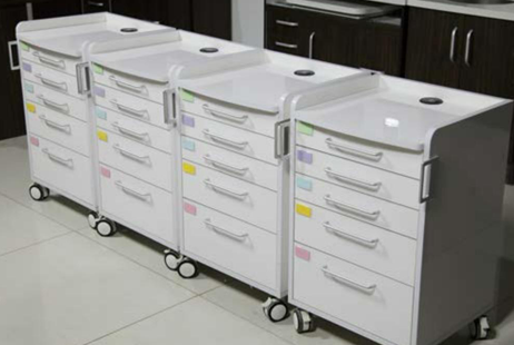 Mobile dental cabinet with pre-installed sockets and wire holes #dentalfurniture #dentalclinic #dentalcabinet Mobile dental cabinet with pre-installed sockets and wire holes #dentalfurniture #dentalclinic #dentalcabinet