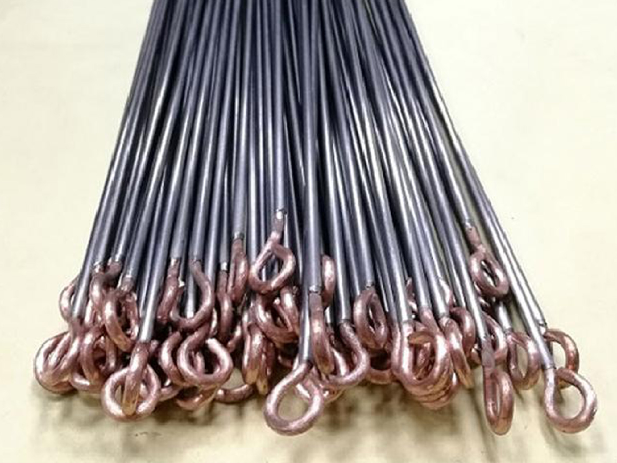 Copper core tantalum electrode