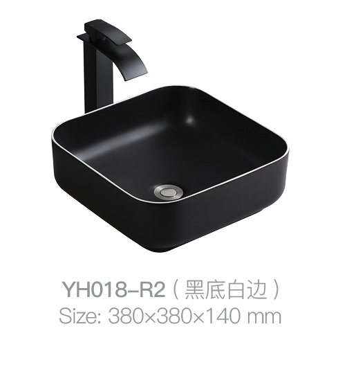 YH018-R2 (黑底白边)