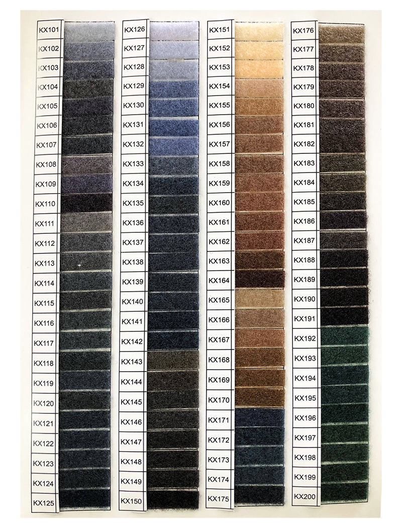 Velcro color card