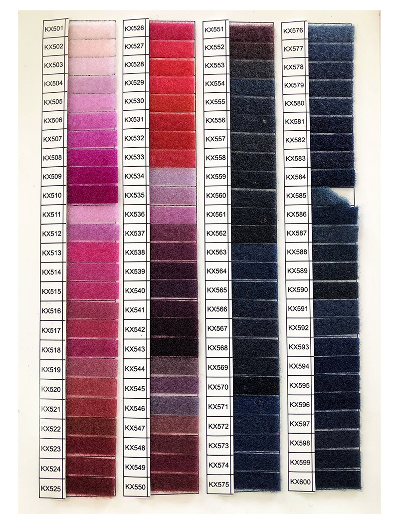 Velcro color card