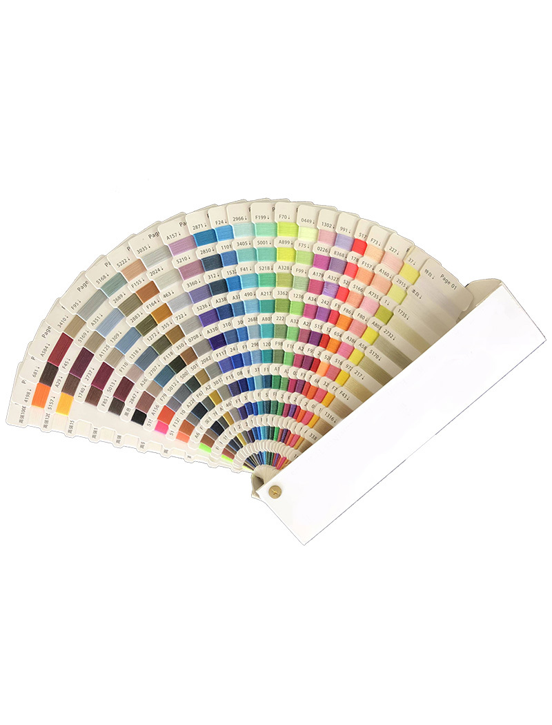 Fabric color card