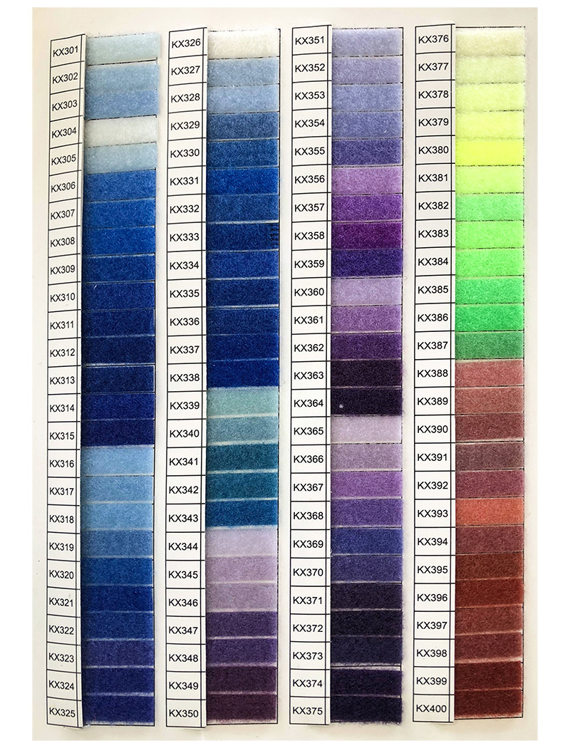 Velcro color card