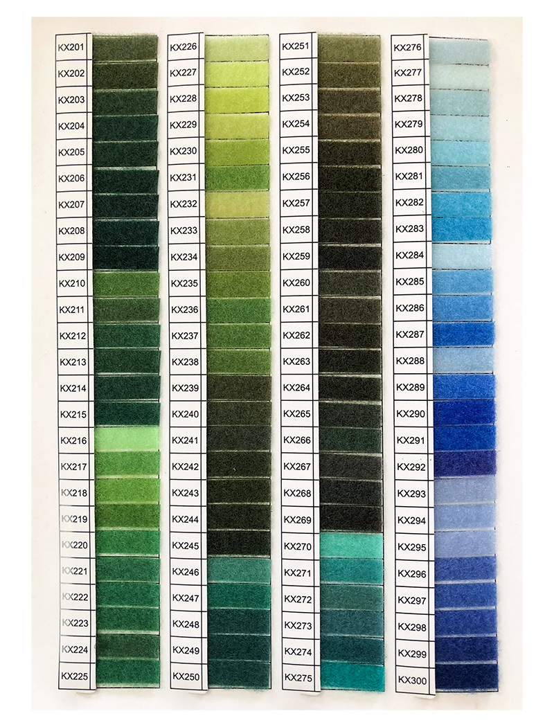 Velcro color card