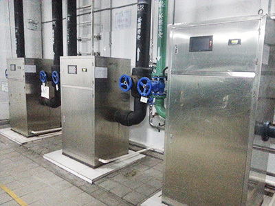 珠江新城广州银行大厦LJ-T型多功能旁流综合水处理器的应用