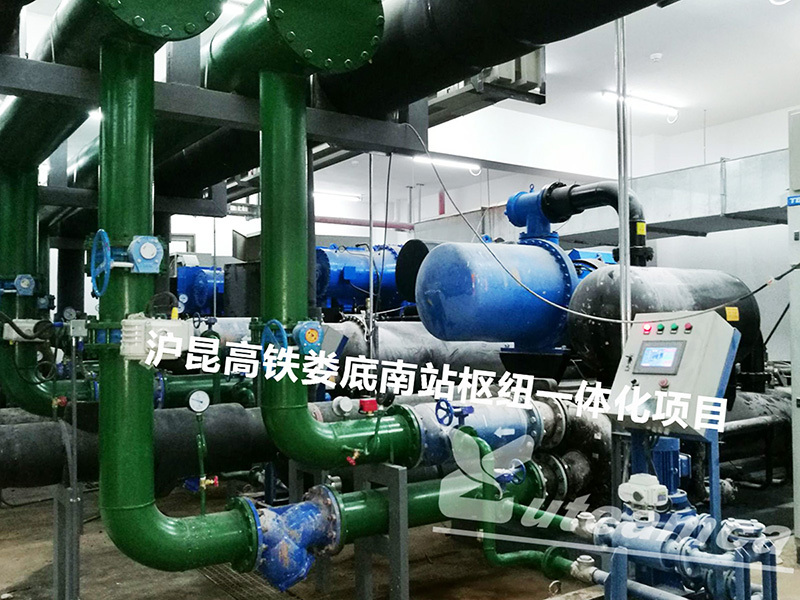 娄底南站冷凝器在线清洗装置的应用