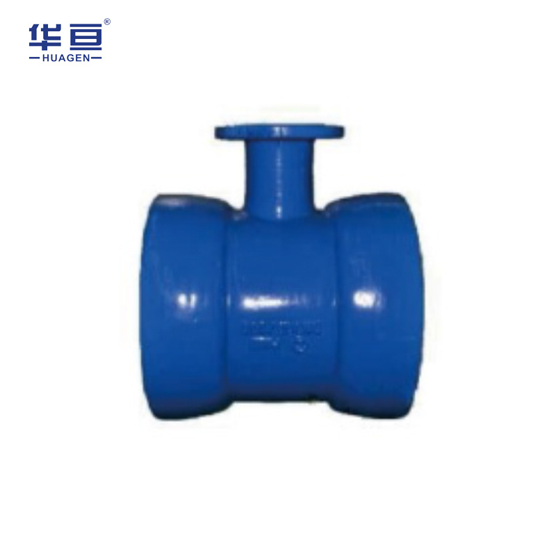Ductile Iron Double Socket Tee With Flanged Branch