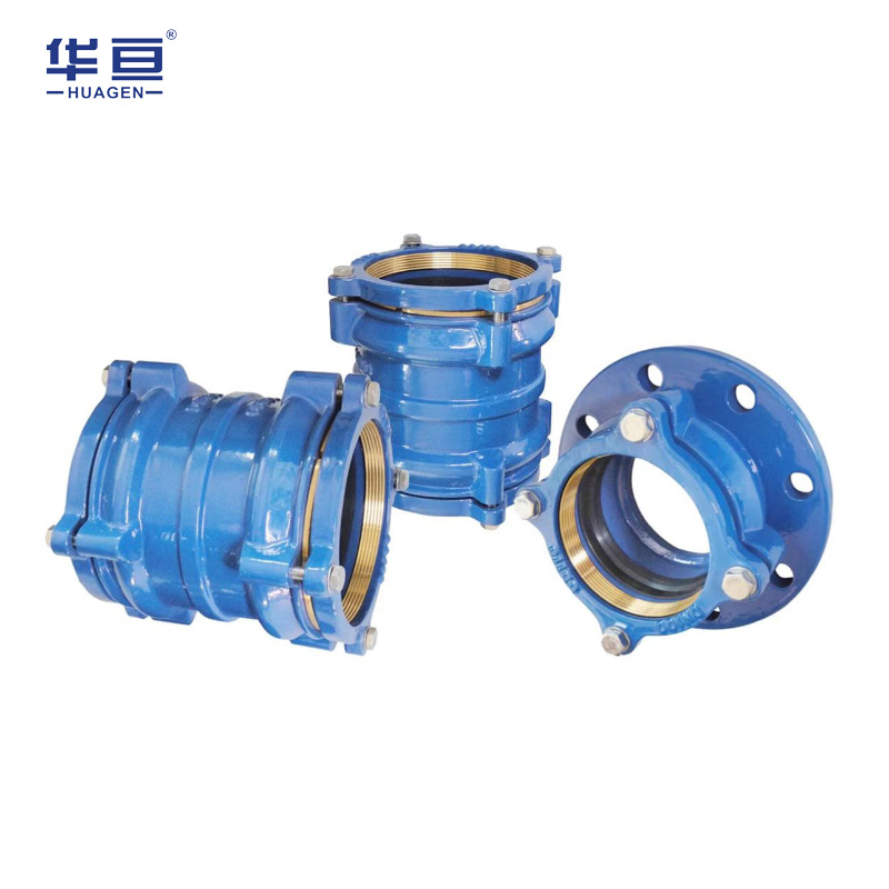 Single flange joint for PE pipe