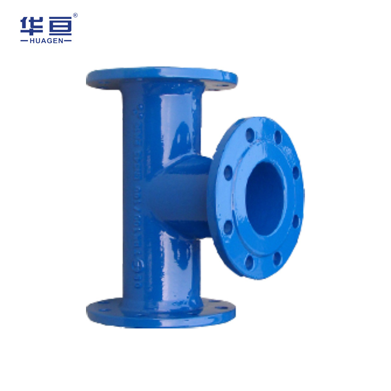Ductile Iron All Flanged Tee For Water Pipelines