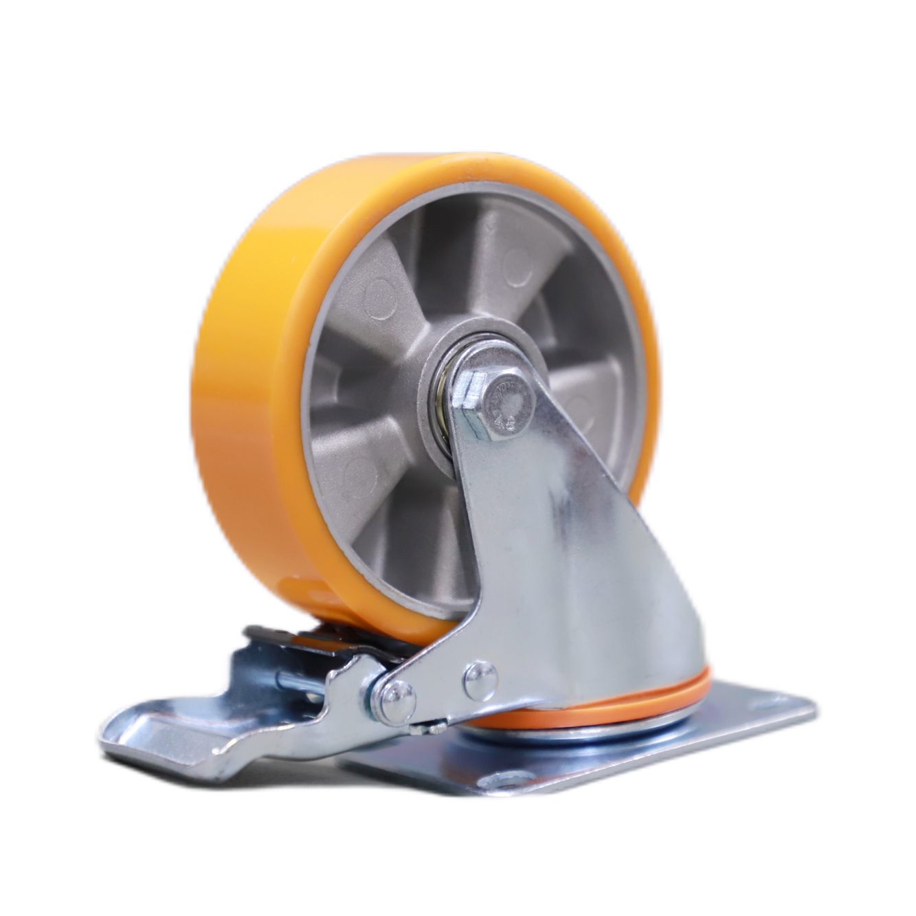Double-bearing wheel