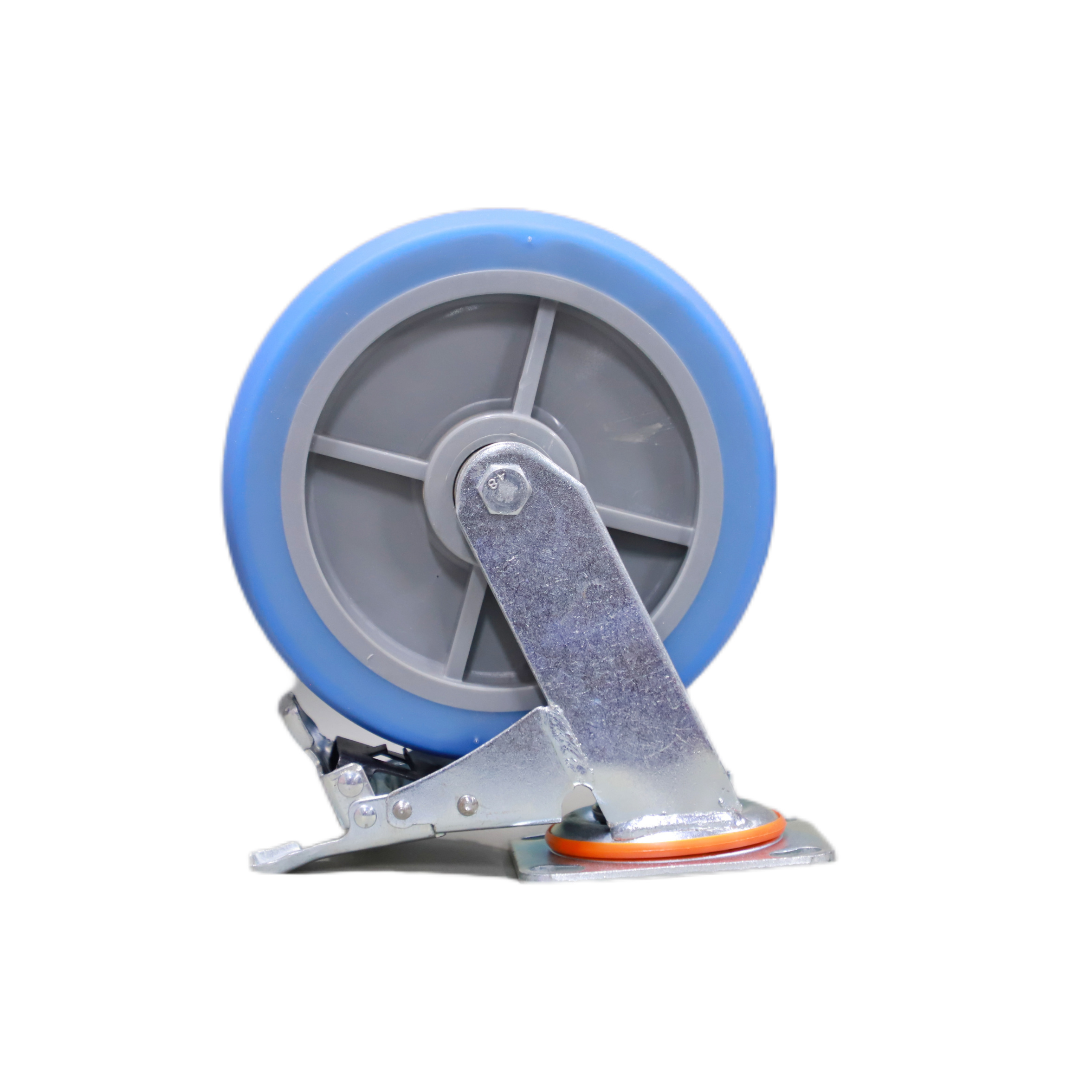Blue TPR casters