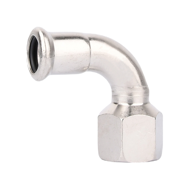 90°Bend with female thread 90°Bend with female thread