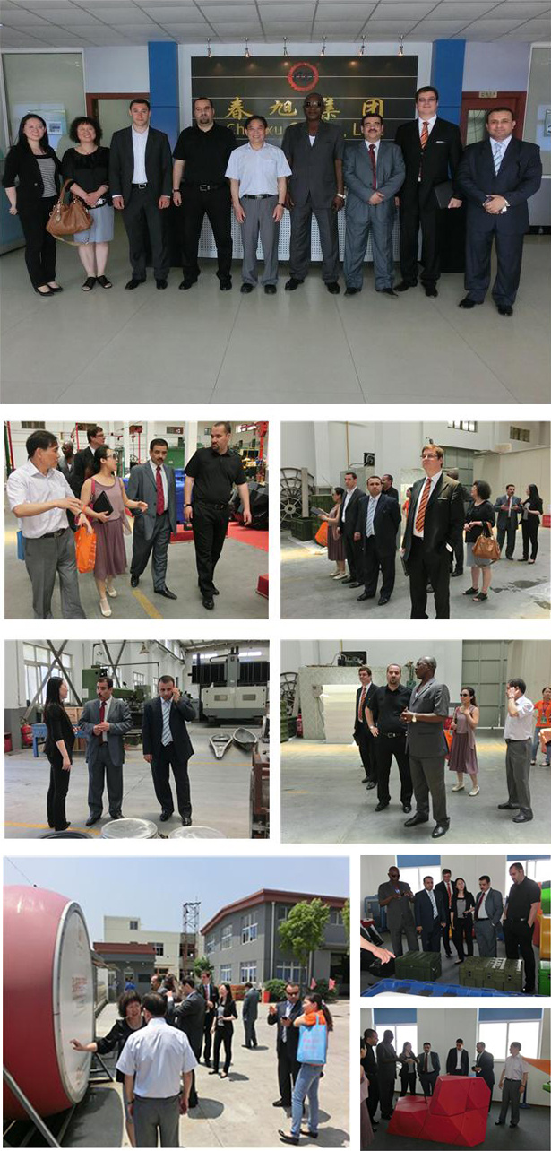 Ambassadors from seven countries visited our company