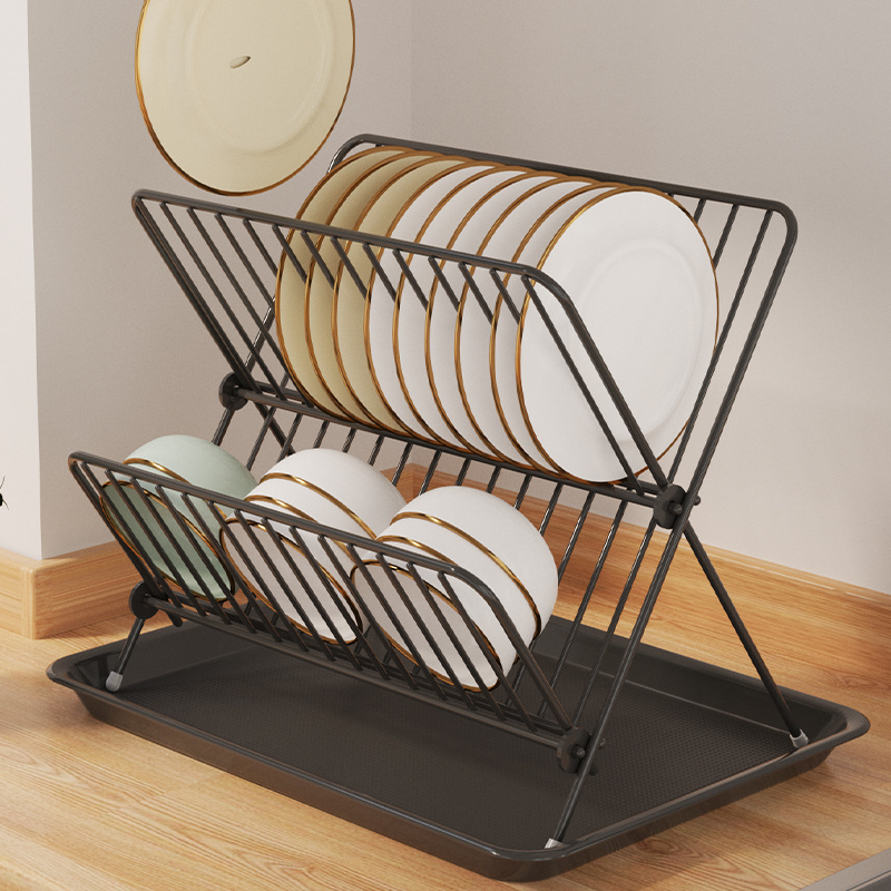 1218 folding dish rack