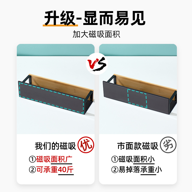 1224 Iron-wood Magnetic Storage Rack